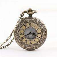 Rainny ส่วนบุคคลรูปแบบ Steampunk Vintage Quartz Roman ตัวเลขนาฬิกาพกนาฬิกาสำหรับชาย