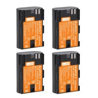 4 Battery 2650Mah LP E6 LPE6 LP-E6 E6N Battery + LED Dual Charger For Canon EOS 5DS R 5D Mark II 5D Mark III 6D 7D 70D 80D Camera