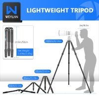 Weyllan LX9ขาตั้งกล้องสามขาสำหรับล่าสัตว์,มีความเสถียรสูงคาร์บอนไฟเบอร์พร้อม88.2Lbs40kg ใส่ของท่อขนาด75มม. ชามอะแดปเตอร์40มม. สำหรับมืออาชีพ