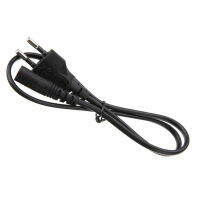 【Thriving】 Chayapoth Gadget Shop (MYM) Mayitr 1Pc 0.6M 2ft 2-Prong Pin AC EU สายไฟ CordLead ลวดสายไฟสำหรับเดสก์ท็อปแล็ปท็อป