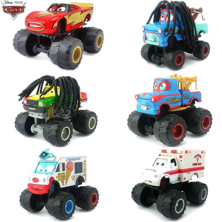 1:55 Disney Pixar Cars Big Feet Long Hair Mater Ambulance Car Toys ...