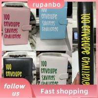 RUPANBO039392692 เครื่องหนังแท้ แฟ้มแบบซองจดหมาย100 A5 พร้อมเงินสด หนังสือความท้าทายส่วนลด ประหยัดเงินเงิน พีวีซีพีวีซี แฟ้มงบประมาณ คนรักการรัก