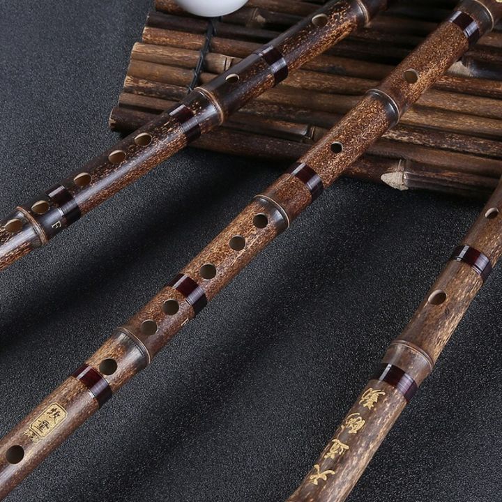 ขลุ่ยไม้ไผ่สีม่วงจีนอันเพ้นท์คีย์-flauta-transversal-bambu-เครื่องมือส่วนจีนทำด้วยมือ-flauta-embolo