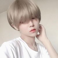 TALANG Mens Synthetic Wigs Short Straight Bangs For Male Boy Cosplay Anime Daily Party Wig Heat Resistant