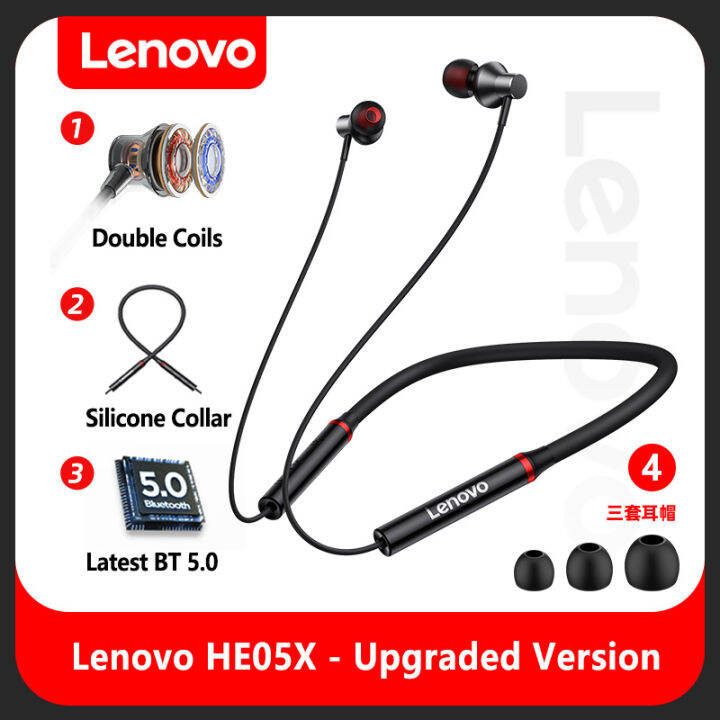 Lenovo He05x Xe05 He05 Pro Hifi Stereo Sound Earphone Bluetooth 50