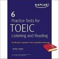 Yes, Yes, Yes ! หนังสือภาษาอังกฤษ KAPLAN 6 PRACTICE TESTS FOR TOEIC LISTENING AND READING: ONLINE + AUDIO