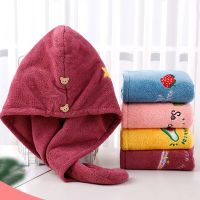 Soft Microfiber Hair Fast Drying Dryer Towel Bath Wrap Hat Quick Cap Bathroom Hair Turban Twist Head Wrap For Women Bathroom Knitting  Crochet