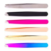 Stainless Steel Rose Gold Eyebrow Tweezers Makeup Tool Pincer Clips for Face Hair Removal Beauty Makeup Tweezers Razors