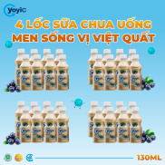 4 Lốc Sữa Chua Uống YOYIC Men Sống Tự Nhiên