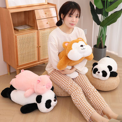 Akita Pandas Pigs Dogs Stuffed Toy Cartoons Animals Pillows Cushions Gifts Sofa