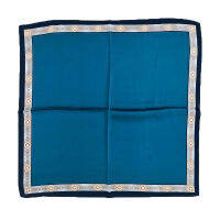 100 ผ้าไหมธรรมชาติผ้าพันคอผู้หญิง Foulard คอ52ซม. Square Kerchief ผ้าพันคอนุ่มกรอบพิมพ์ Lady Head Band ผ้าพันคอ