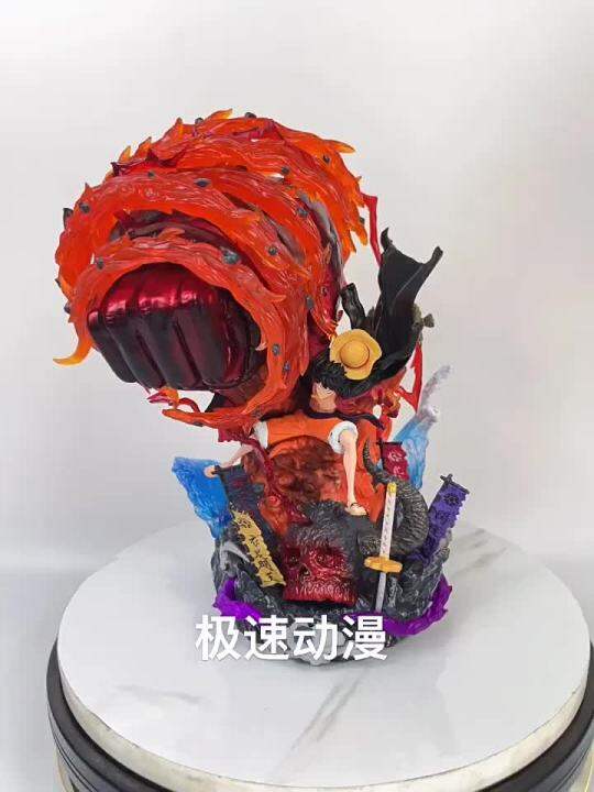 23cm Luffy Figures Gk Luffy Gear 3 Anime Figures With Led Light