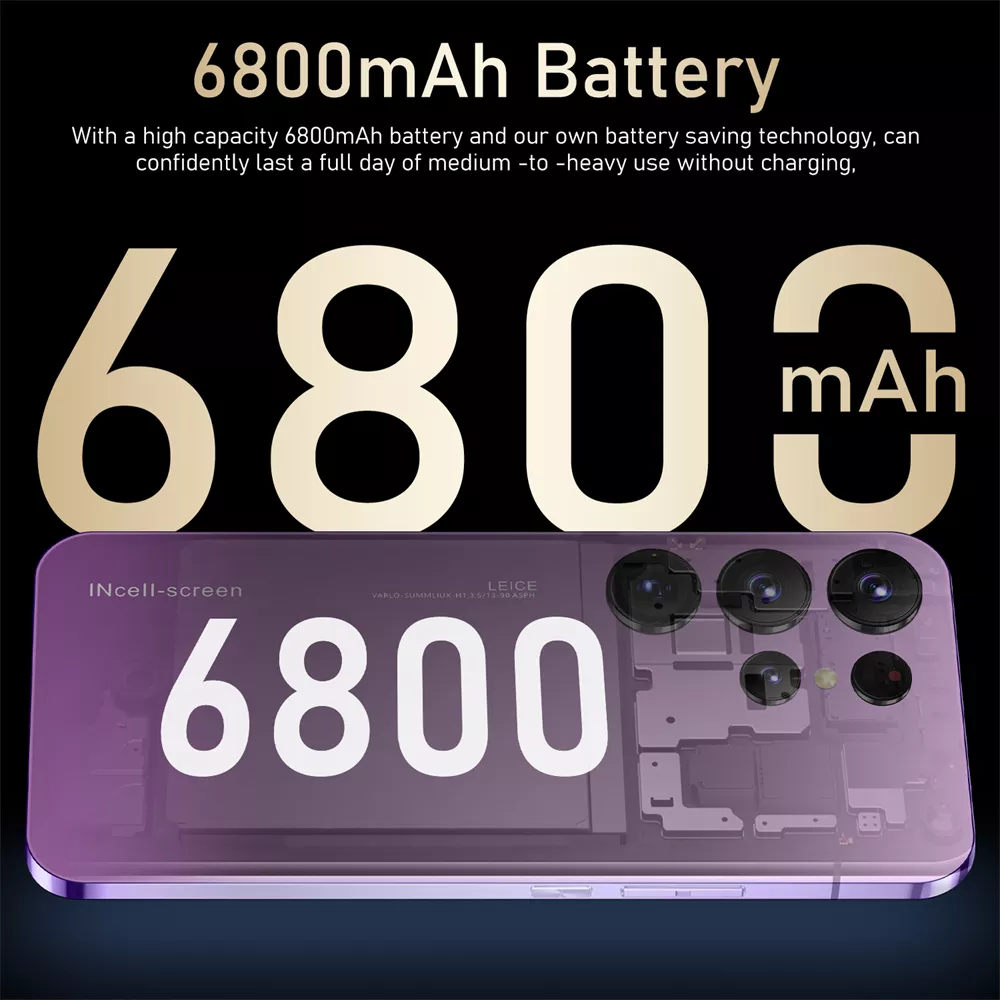 โทรศัพท์มือถือ SANSUMG Galaxy S23 Ultra+ 5G โทรศัพท์ 7.5“ HD+ รองรับ2 ...