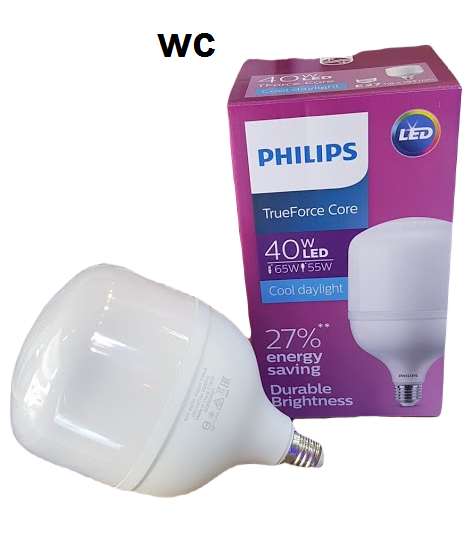 philips-หลอด-led-bulb-hiwatt-40w-led-ฟิลลิป์-ทรูฟอร์ส-trueforce-led-แสงขาว-6500k-highbay-led-1หลอด-สินค้ารวมภาษีแล้ว