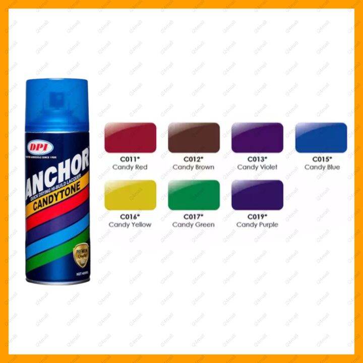Anchor Quick Fast Dry Spray Paint Candy Tone Colours Lazada