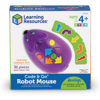 [4 ขวบ+] Code &amp; Go Robot Mouse หุ่นยนต์หนู ฝึกทักษะ โค้ดดิ้ง หุ่นยนต์บังคับ [จากแบรนด์ Learning Recourses]