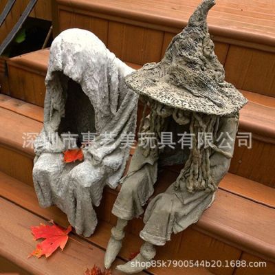 [COD] New Ghoul Lamp Witch Resin Ornament