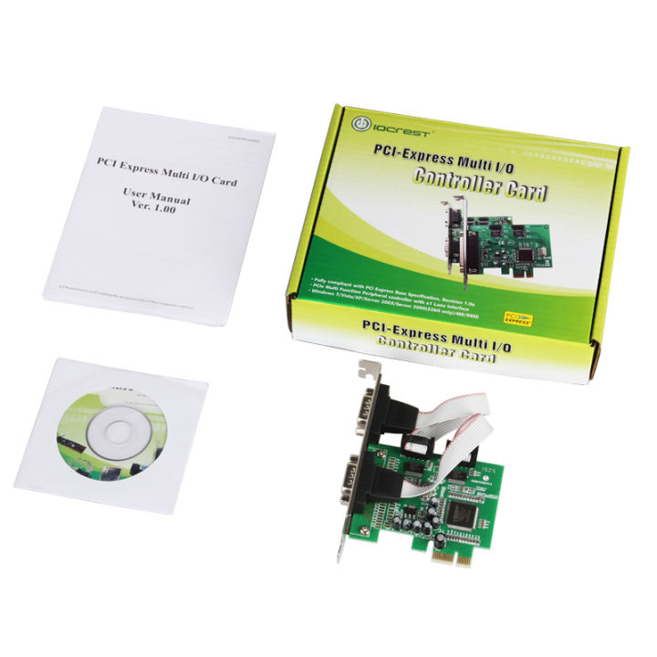 rs-232-serial-port-com-amp-db-9-serial-to-pci-e-pci-express-card-adapter-converter-ชิปเซ็ต-mcs9922cv