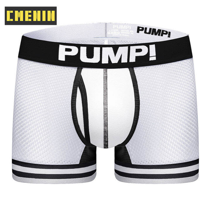 cmenin-pump-1pcs-ใหม่ยี่ห้อโพลีเอสเตอร์เซ็กซี่ชายชุดชั้นในชายนักมวยกางเกง-soft-trunk-กางเกงในชาย-bxoers-กางเกงขาสั้น-mens-h599