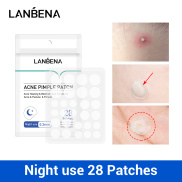 LANBENA 28 Miếng dán điều trị mụn và vết thâm vô hình, sử dụng vào ban đêm