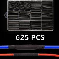 【YF】▨❉  127-625PCS BoxHeat Shrinktubing 2:1 KitInsulated Polyolefin Sheathed Shrink Tubing Cables and Tube