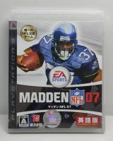 Madden NFL 07 [Z2,JP] แผ่นแท้ PS3 มือ2 *ภาษาอังกฤษ*