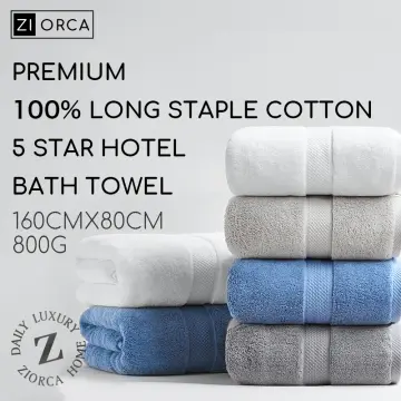 Ziorca Superior Herringbone Bath Towel 100% cotton long staple