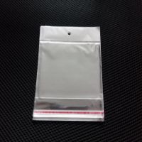 【DT】 hot  8*15cm Transparent Self Adhesive Seal Plastic Storage bag OPP Bag For Packaging/Gift/Wedding/Jewelry Gift bags With Hang Hole