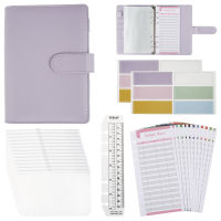 A6 Cash Envelopes Binder Notepad Set 12Pcs Expense Tracker Personal Coupon Organizer Leaf Cash Notebook Binder Budget Planner