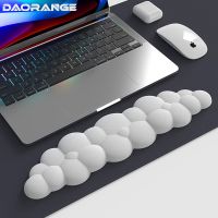 ▧ Soft Keyboard Wrist Rest Cloud Non-Slip Rubber Desk Mat Ergonomic Mouse Pad Office Mouse Carpet Wristband Support Accessories