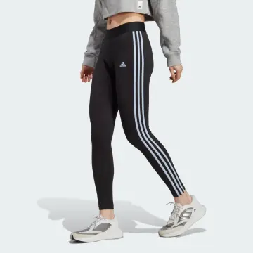 Adidas MEDIUM GREY HEATHER/WHITE Women's Essentials Leggings, US Medium -  Walmart.com