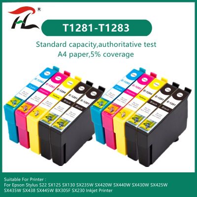 Ink Cartridge For Epson T1281 T1282 T1283 1281 For Epson Stylus S22 SX125 SX130 SX230 SX235W SX420W SX425W SX430W SX435W Printer Ink Cartridges
