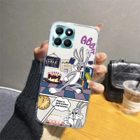 เคสโทรศัพท์แฟชั่นสุดสร้างสรรค์สำหรับ Honor X6a 2023เคสซิลิโคนลาย Rattit น่ารักปลอกอ่อน X6A HONOR/X5Plus/90 5G / 90 Lite/ 70 Lite/ 70 5G กันกระแทกแบบใส X5 Plus