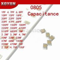 100pcs 0805 smd capacitor ceramic 1PF-10UF  20PF 220PF 330PF  680PF  4.7NF 22NF 33NF 10NF 220NF 1UF 2.2UF 4.7UF 10UF capacitors