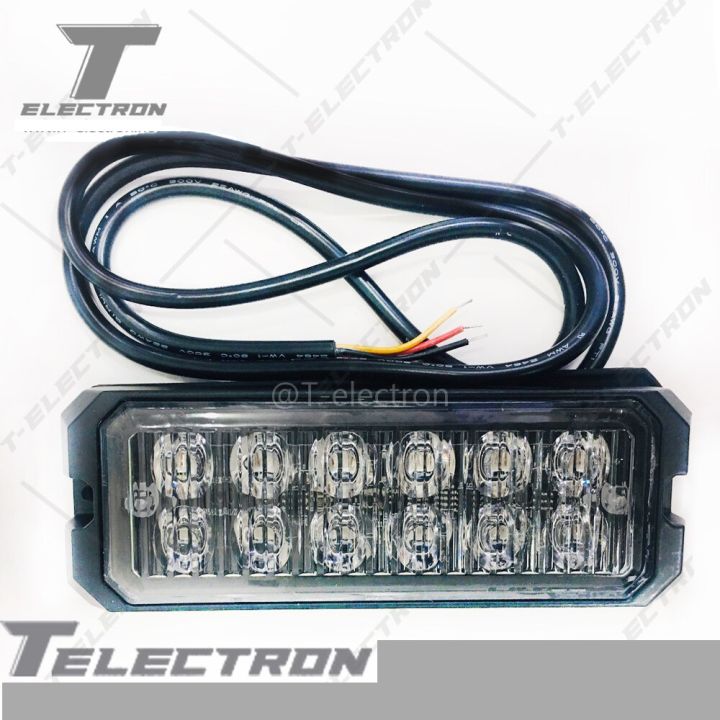 ไฟติดรถ-12led-รุ่น-12a-led-3w-12-24v-ขนาด-14-5-ซม-4-จังหวะ-แสงสว่างโดดเด่น