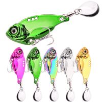 Aorace VIB Rotating Sequin Spoon Fishing Lure 7g-20g Metal Spinner Fishing Crankbait Bass Artificial Baits Cicada Pesca Tackle