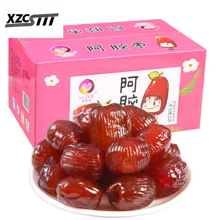 (Very fast delivery) Ejiao jujube 408 g crystal jujube snack snacks ...