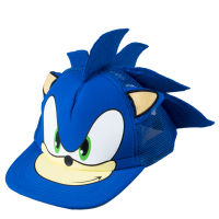 M &amp; B Home 3D Sonic The Hedgehogการ์ตูนหมวกเบสบอลปรับได้สำหรับเด็กผู้ชายเด็กของขวัญคอสเพลย์สำหรับเด็กชาย 3-14 ปี