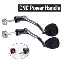 CNC มือจับอะลูมินัมอัลลอยที่จับแกนหมุนลูกบิดหมุนพับ Spinning Reel Replacement Handle