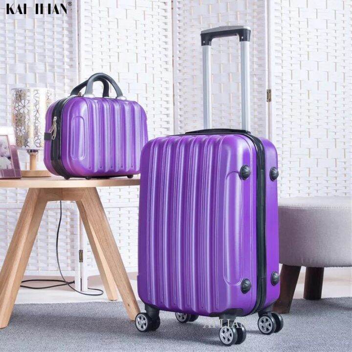 ABS Rolling luggage set travel trolley suitcase with wheels carry on