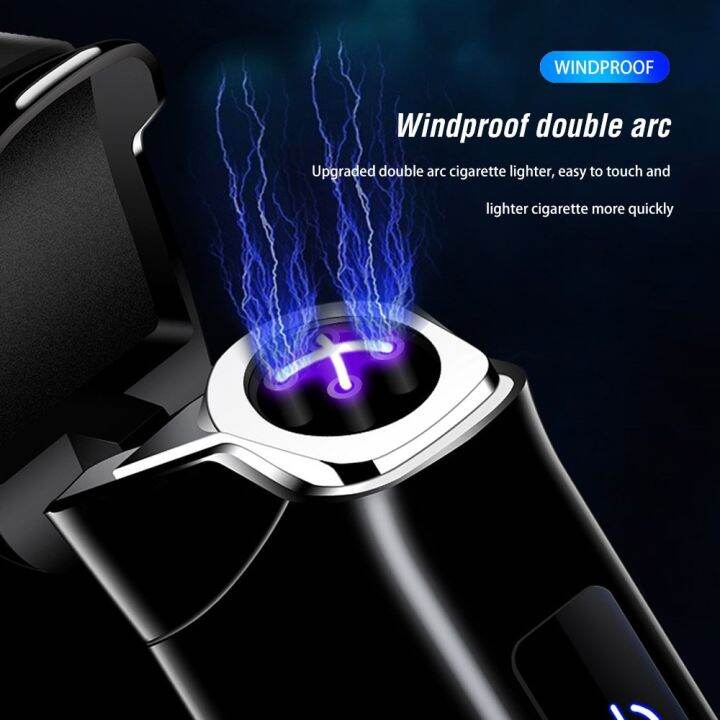 zzooi-replacement-battery-usb-electronic-lighter-metal-windproof-double-arc-plasma-electric-charging-lighter-gifts-for-men-woman