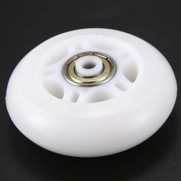 4-pack-inline-skate-wheels-beginners-replacement-wheel-with-bearings-70mm-white