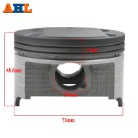 AHL เบื่อขนาด STD ~ + 150 73Mm ~ 74.5Mm ชุดลูกสูบชิ้นส่วนรถจักรยานยนต์ S คลิปชุดอุปกรณ์ซูซูกิ AN250 1998-2006 DR250 1990-1995