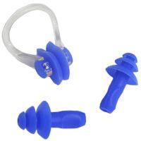 Swimming Earplug Nose Clip Set Protective Prevent Water Ear Nose Protection Ear Plug Waterproof Soft Silicone Swim Dive Supplies