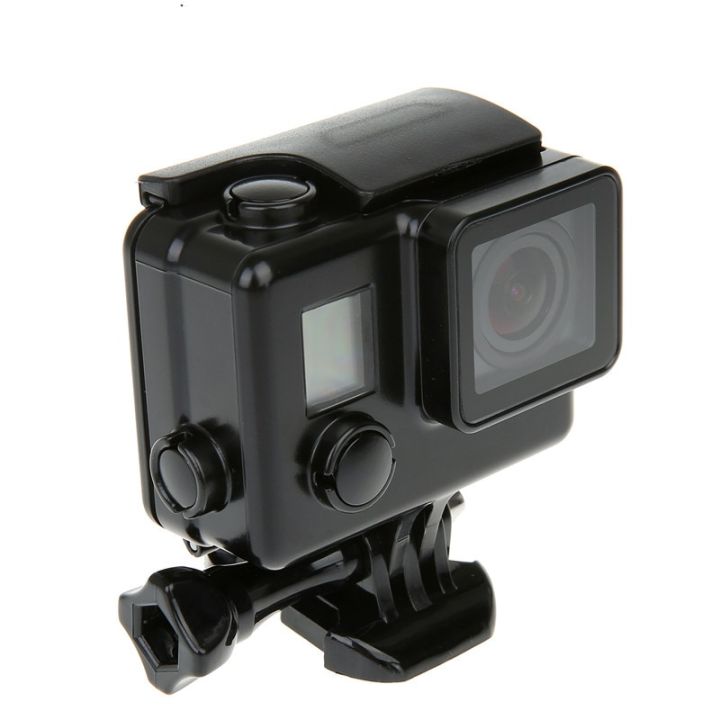 เคสกระเป๋ากล้องกันน้ำกันไฟสำหรับ-gopro-hero-4-3-เคสสำหรับดำน้ำลึก35เมตรอุปกรณ์เสริมสำหรับ-gopro