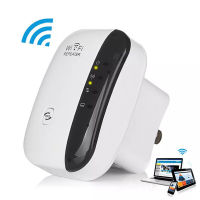 (ส่งจากไทย) WiFi ตัวดูดเพิ่มความแรงสัญญาณไวเลส Wifi Repeater 300Mbps ตัวกระจายอินเตอร์เน็ต 2.4GHz WiFi Repeater Wireless Range Extender Booster 802.11N/B/G Network for AP Router ตัวรับสัญญาณ