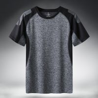 hot【DT】 Dry Sport T Shirt MenS 2023 Short Sleeves Asian Size 5XL 6XL 7XL Top Tees GYM