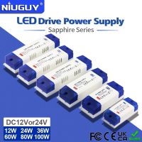 DC12V เครื่องแปลงแสงสว่าง LED 24V 12W 24W 24W 36W 60W 100W อะแดปเตอร์ไดรเวอร์ LED สำหรับแถบไฟ LED แหล่งจ่ายไฟ12V