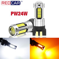 2ชิ้น C An BUS PW24W PWY24W LED หลอดไฟ3014 LED 30SMD DRL ไฟตัดหมอกสำหรับออดี้ BMW โฟล์คสวาเกนเลี้ยวแสงกลางวันวิ่งไฟ