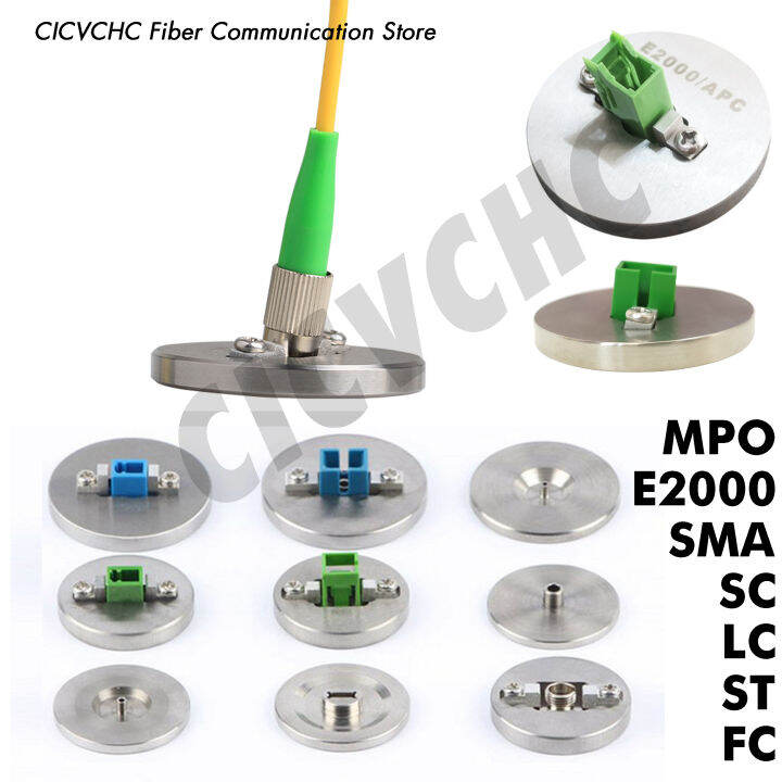 Fiber optic hand polishing discs for MPO, LSH, SC, FC, LC, ST Lazada